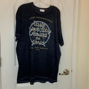 Disney Epcot international food and wine festival 2016 men’s‎ T-shirt size XXL